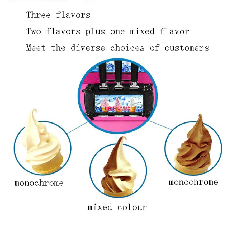 Best Selling Commercial Automatic Soft Serve Ice Cream Making Machine   Ice Cream Cone Machine