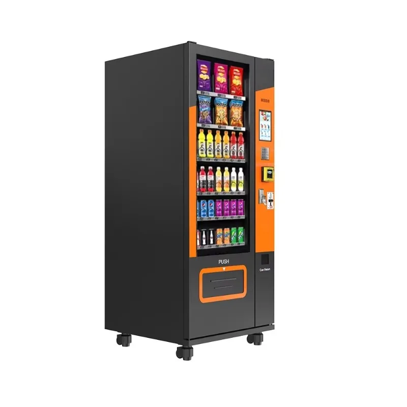 Urban Street Commercial Vending Machine Anti-Frost Cooling System Maintains Stable Low Temp For Cold Beverages In Summer Weather