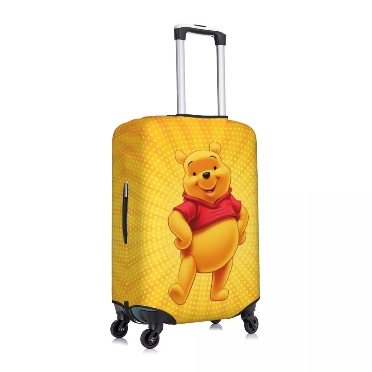 Custom Cartoon Bear Winnie The Pooh Suitcase Cover Washable Travel Luggage Covers for 18-32 inch