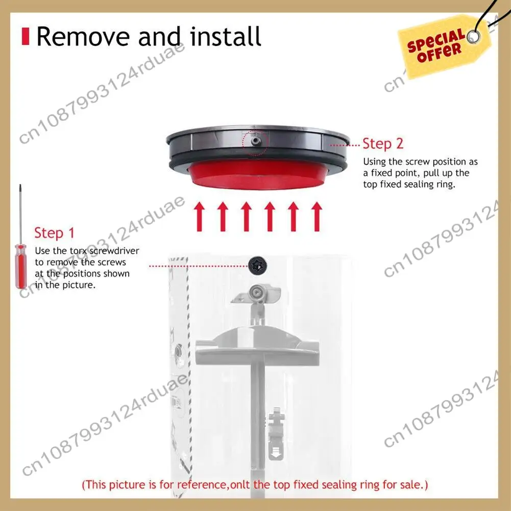 

A75T For Dyson V11 SV14 SV15 Vacuum Cleaner Dust Bin Top Fixed Sealing Ring Replacement Attachment Spare Part Accessories
