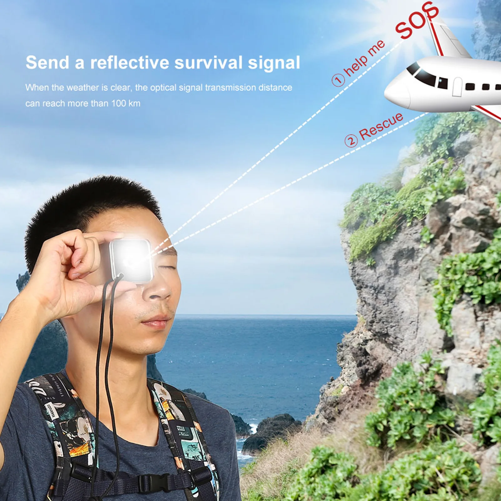 Espejo de Señalización de Emer - Signal Mirror Rescue reseña y precio
