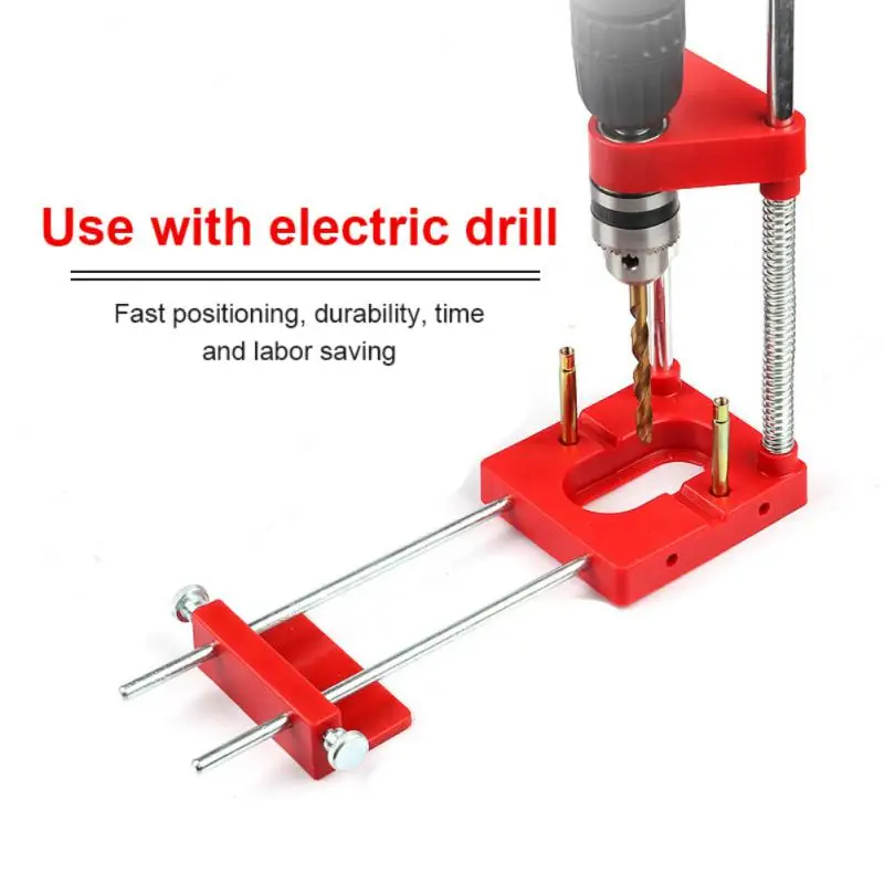 Vertical Drilling Locator Portable Drilling Positioners Woodpeckers Precise Positioners Carpenter Corner Clamp Woodworking Tool