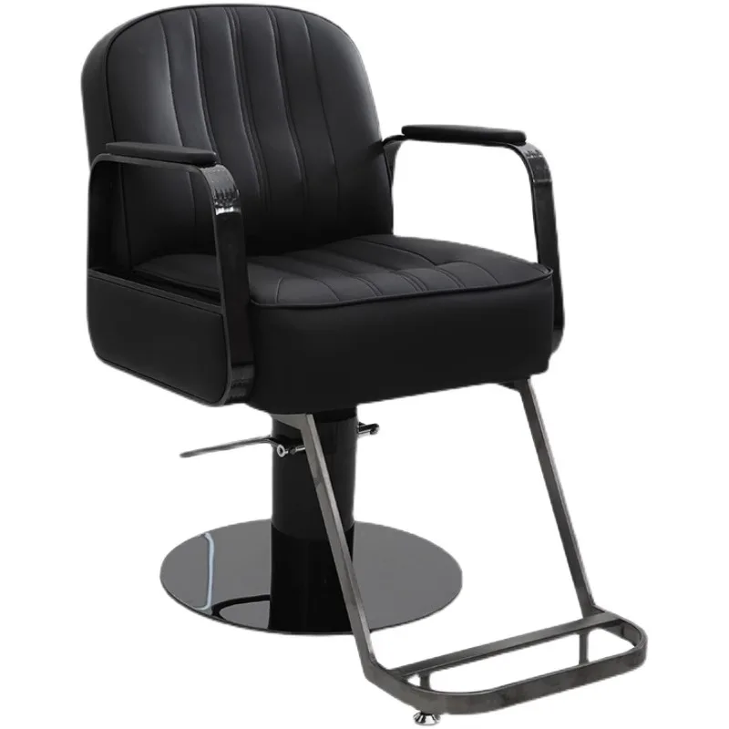 Chaise de barbier de luxe inclinable pour hommes, équipement domestique, aide aux jambes, mobilier commercial, conçu pour le maquillage