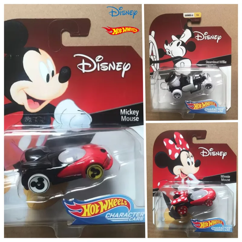 

Genuine Hot Wheels 1/64 Gdg83-Disney Mickey And Minne Classic Series Collectible Car Toys Diecast Vehicle Kid'S Gifts Toys