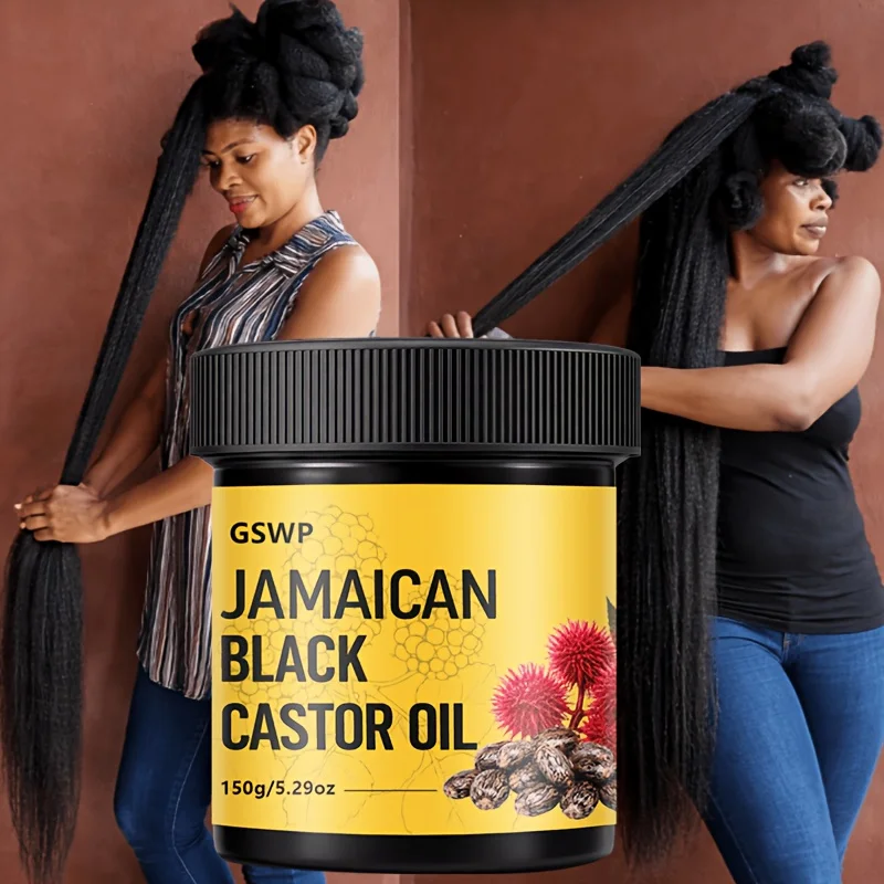 GSWP Black Castor Curl Cream has a light, non-greasy texture,  and provides long-lasting hold for voluminous curls.150g