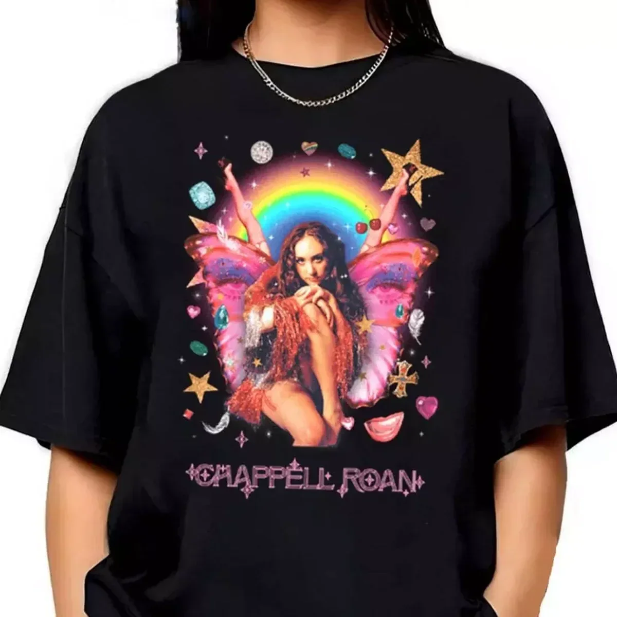 HOT NEW Chappell Roan black T-shirt Unisex All sizes S to 5Xl 1F496