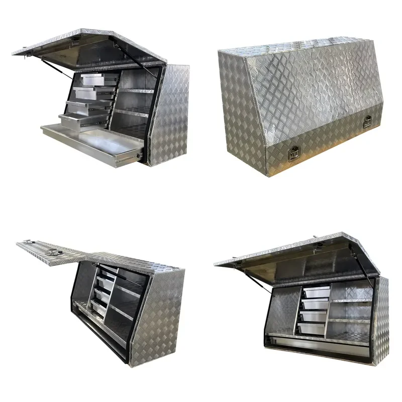 3 Drawers Heavy Duty Aluminium Toolbox for Sale for Ute Storage