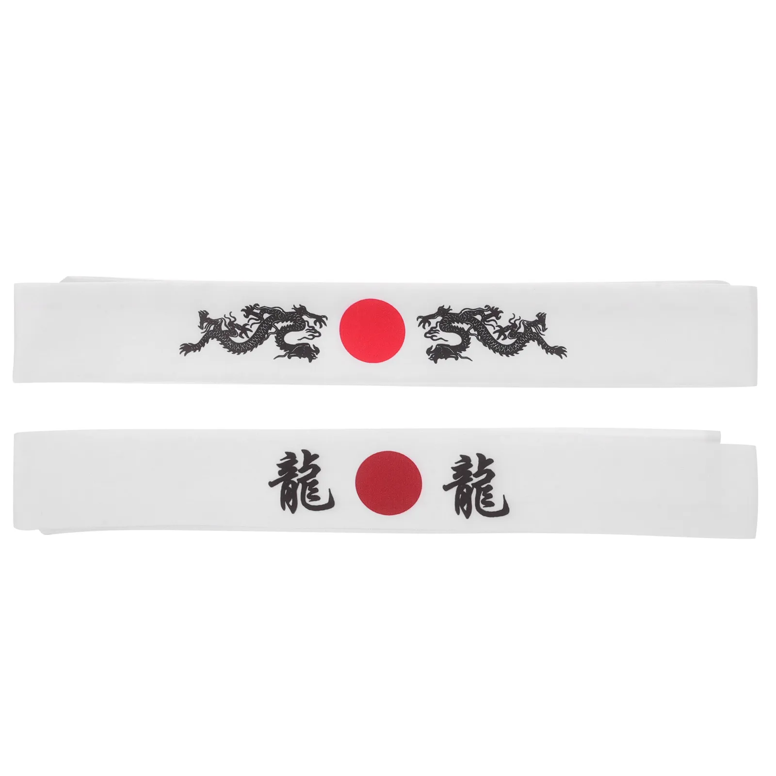 

2Pcs Japanese Headband Wide Headband Breathable Cotton for Sports Cooking Exercise Chef Costume Supply