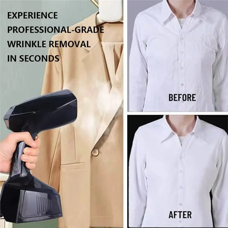 ABKB EU Plug Steamer With 360Ml Water Tank Portable Travel Steamer Iron Handheld Steam Iron 3 Steam Levels For Clothes A