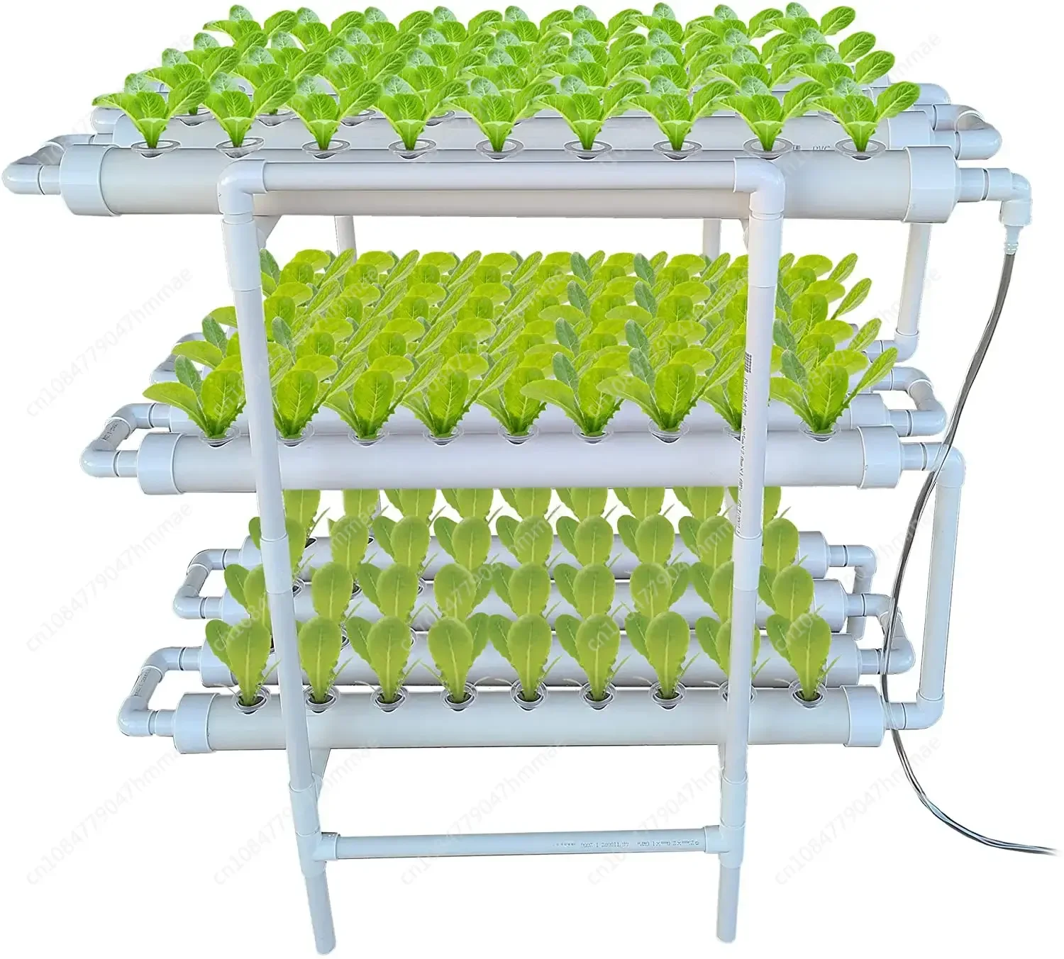 small home smart hydroponic growing systems veg planter growing kit 108 holes 3 layer 12 PVC pipes complete hydroponics system