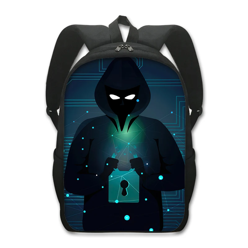 Run Cmd zaino Zero Day / 404 non trovato zaino indistruttibile Hacker Geek programmer zaini per Laptop borse da scuola per adolescenti Bookbag