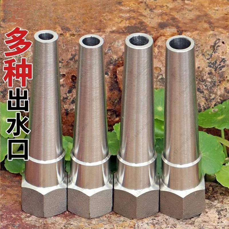 Stainless Steel Extended High Pressure Water Gun Nozzle for Car Washing Mixer Truck Tanker Farm Flushing Water Pump