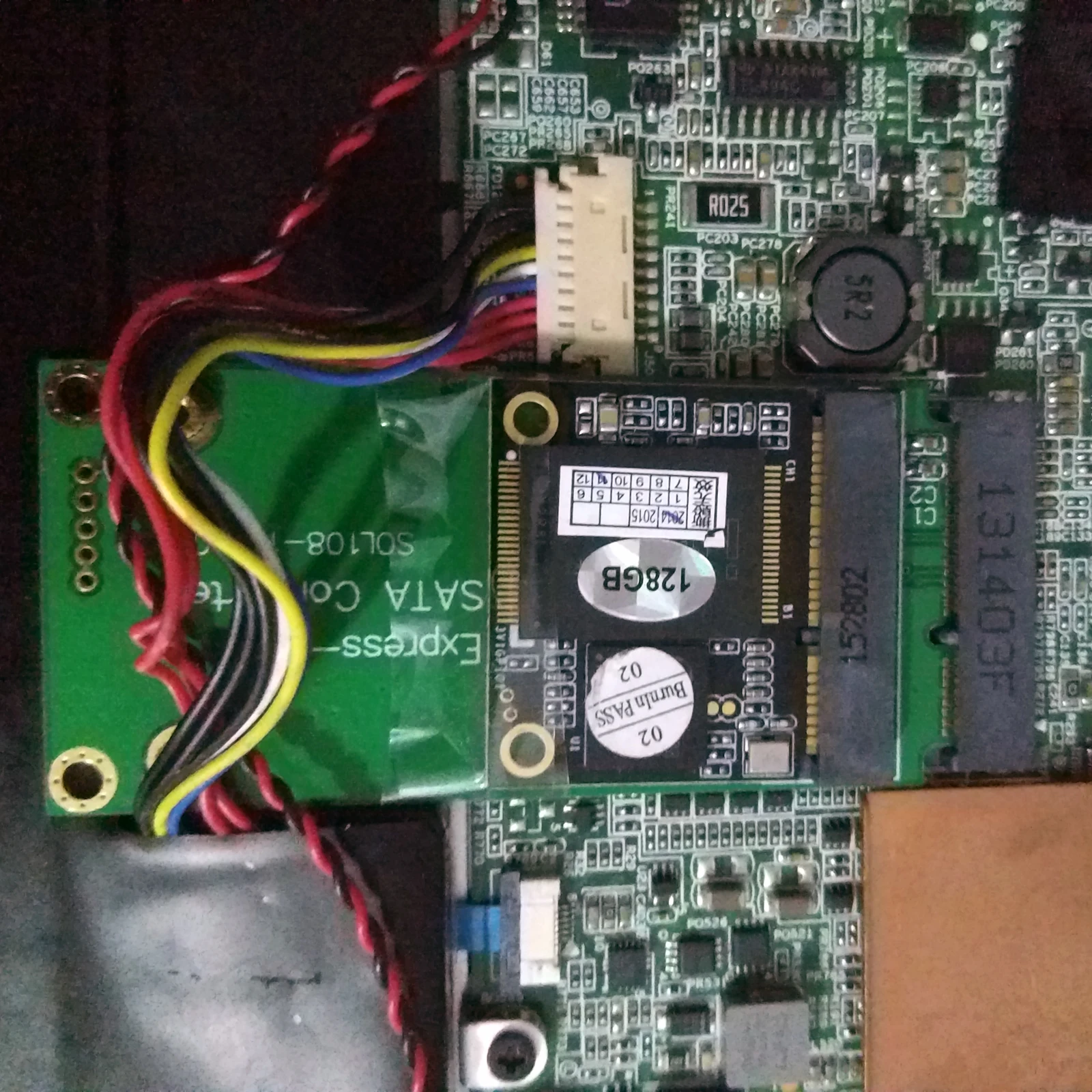 Cablecc 3x5 سنتيمتر mSATA بطاقة محول إلى 3x7 سنتيمتر Mini PCI-e SATA SSD ل Asus Eee PC 1000 S101 900 901 900A T91
