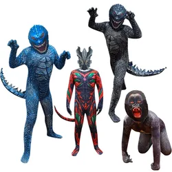 Boys G-Godzillae vs King Kong clothes Child Belian fusion beast Halloween Cosplay Child Fantasia Carnival Cosplay Costumes