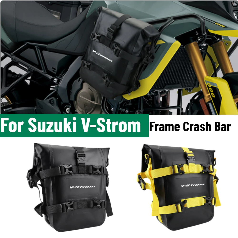 Crash Bar Bag For Suzuki V-Strom 650 800 800DE 1000 1050DE ADV Frame Crash Bars Waterproof Bag Repair Tool Placement Bags