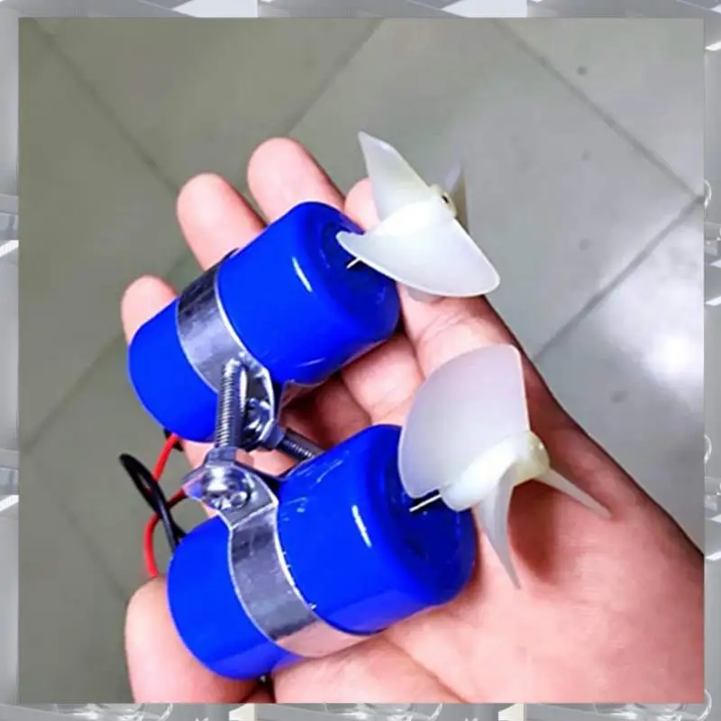 1 par RC Jet Boat Motor submarino propulsor 7,4 V 16800RPM CW CCW hélice de 3 aspas para DIY Micro-ROV Robot RC accesorios de cebo