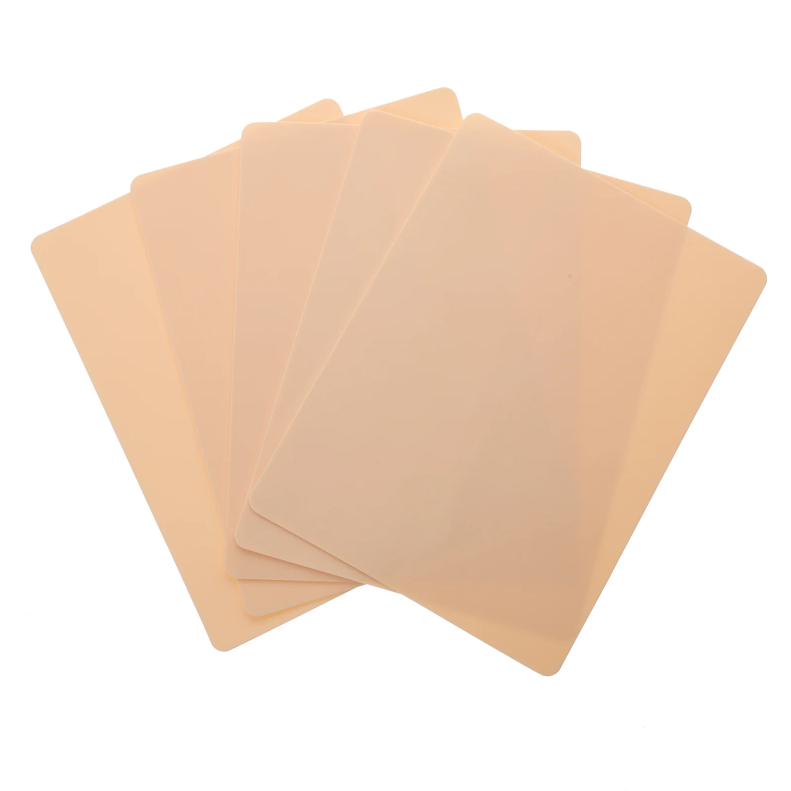 

5Pcs Practice Skin for Tattooing Silicone Training Sheets Beginners Microblading Tools Beauty Salon Supplies Artificial Skin