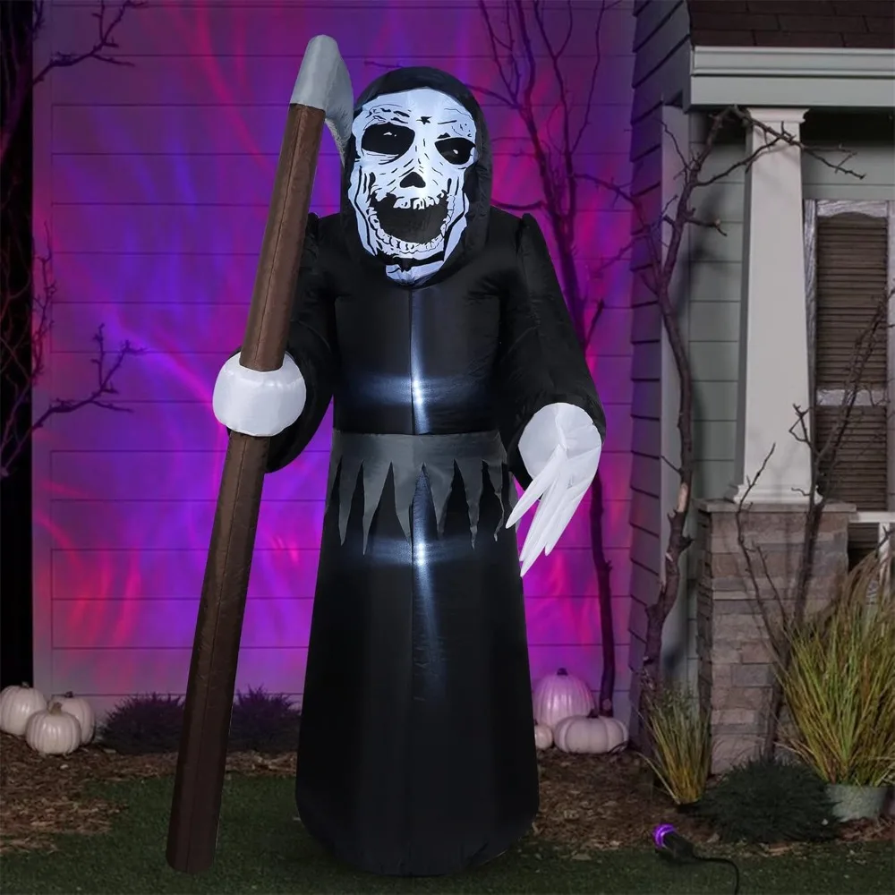 

Halloween Decoration, Halloweens Inflatables Grim Reaper Ghost, Blow Up Halloweens Decorations, Halloween Decoration