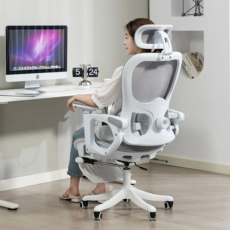 

Ergonomic chair: comfortable sedentary, home computer chair, office backrest chair, lunch break reclining waist protection gamin