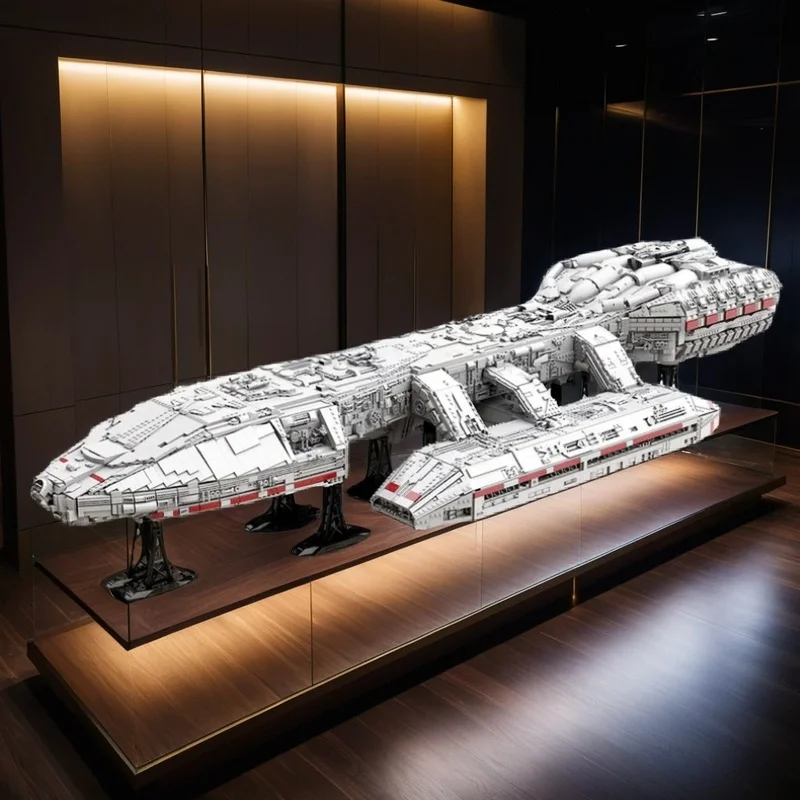 23729pcs MOC Space Battlestar Galactica Model Building Blocks Architecture Kids Brick Idea DIY Education Christmas Gifts Toy