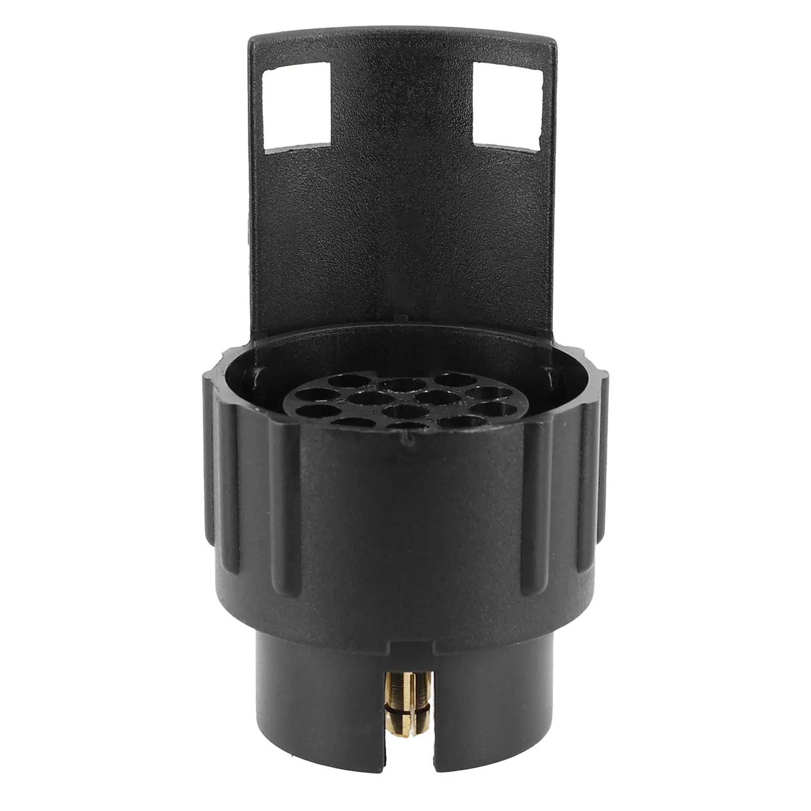 

Towing Socket Caravan Converter Electric Black Camper Parts Plastic & Brass Towbar Trailer 12V DC 7Pin To 13Pin
