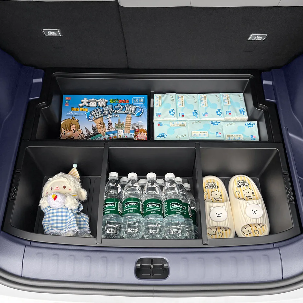 Fit For Leapmotor A10 2026 Upper Trunk Storage Box Interior Modification Supplies Large Capacity Partitioned Storage