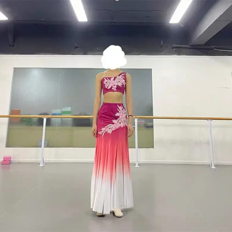 

Woman Dai Dance Dress Hmong Dance Costume Lady Chinese Folk Dancewear Stage Perfromance Fishtail Skirt Festival Party Clothing