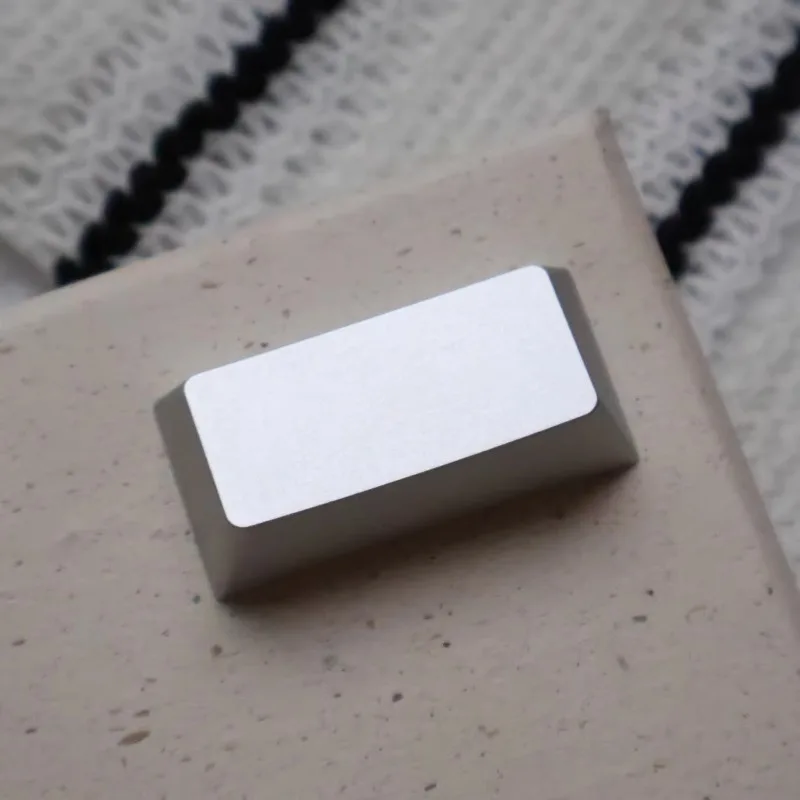 Blank Aluminum Alloy Keycaps Set Customized Cherry Profile Metal Original Handmade Minimalist Mechanical Keyboard Accessories