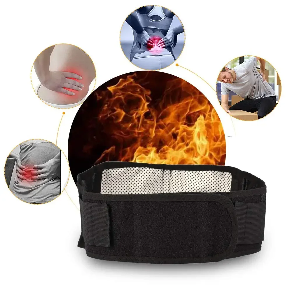 

Adjustable Tourmaline Self-Heating Magnetic Therapy Waist Protection Massage Belt Health Care Belt Support Back Waist Brace