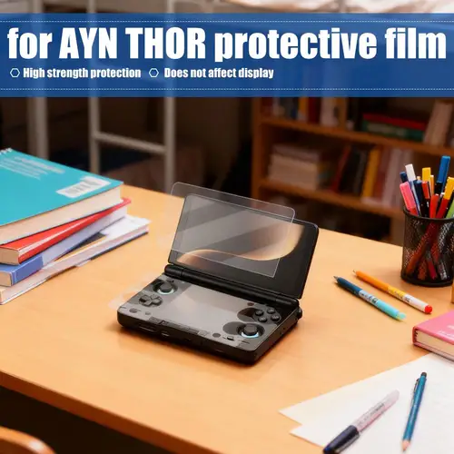 Imagen 2 del producto Para AYN THOR Protector de pantalla de vidrio templado película resistente a los arañazos pantalla Dual HD Protector de pantalla de vidrio accesorios de juego