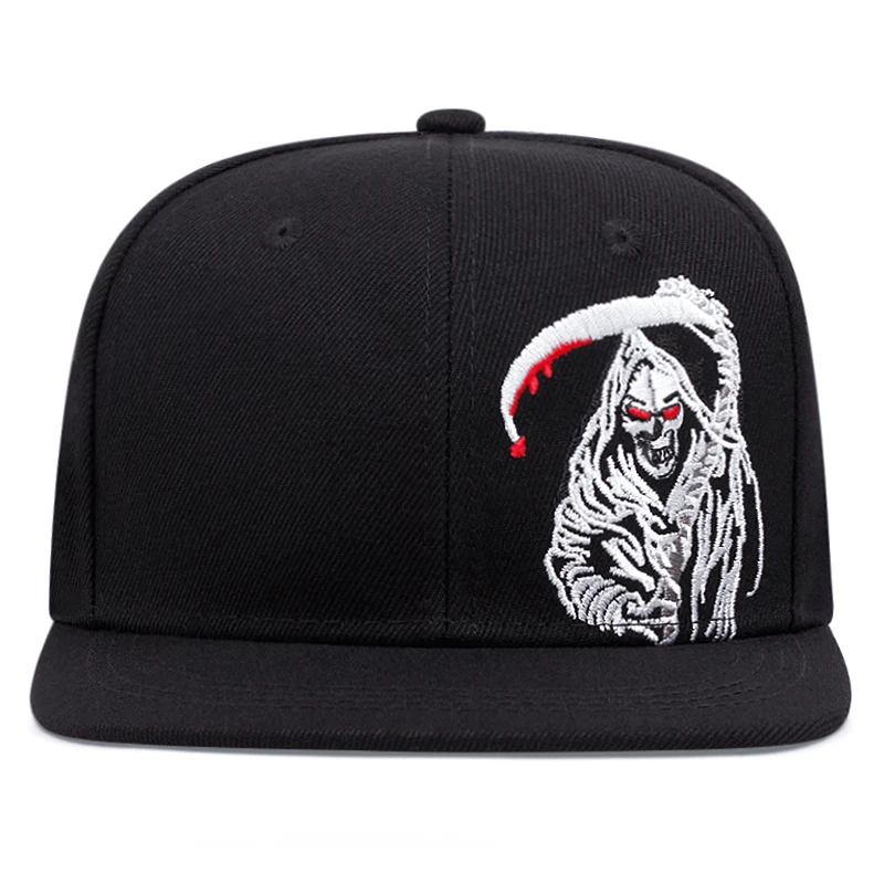 2024 New Fashion Sickle Embroidered Casual High Quality Retro Hip Hop Hat Adjustable Fashion Men\'s Baseball Hat