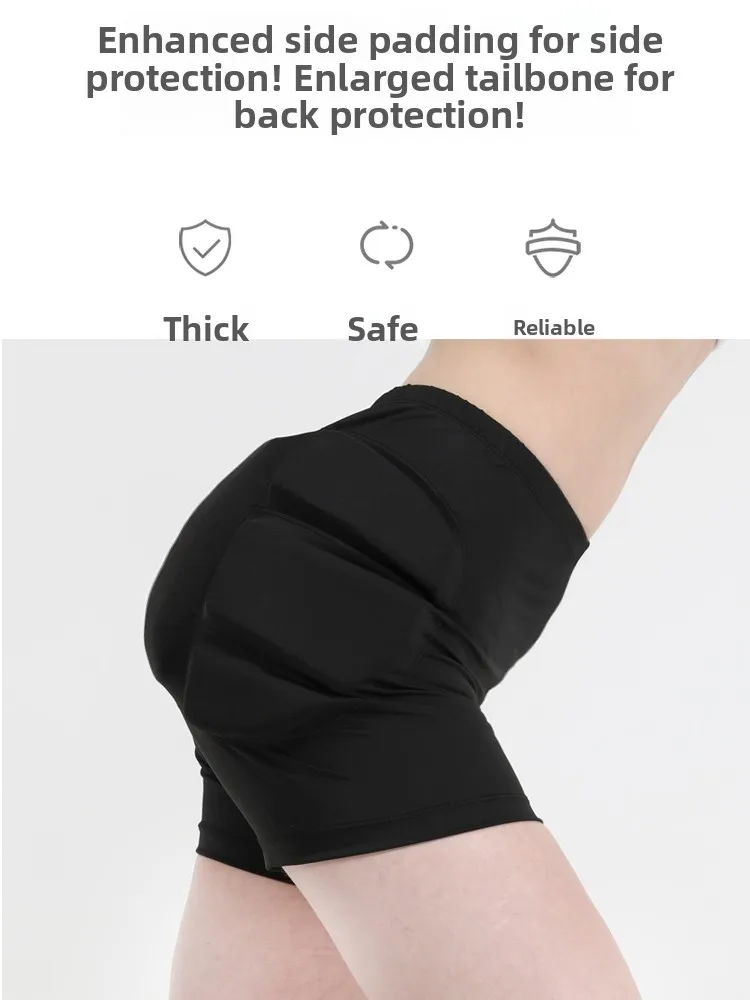 

Thiened Ice Skating Protective Butt Cheek Pants Women's Anti-fall Sports Skiing Snowboarding Outdoor Cam Travel Gear