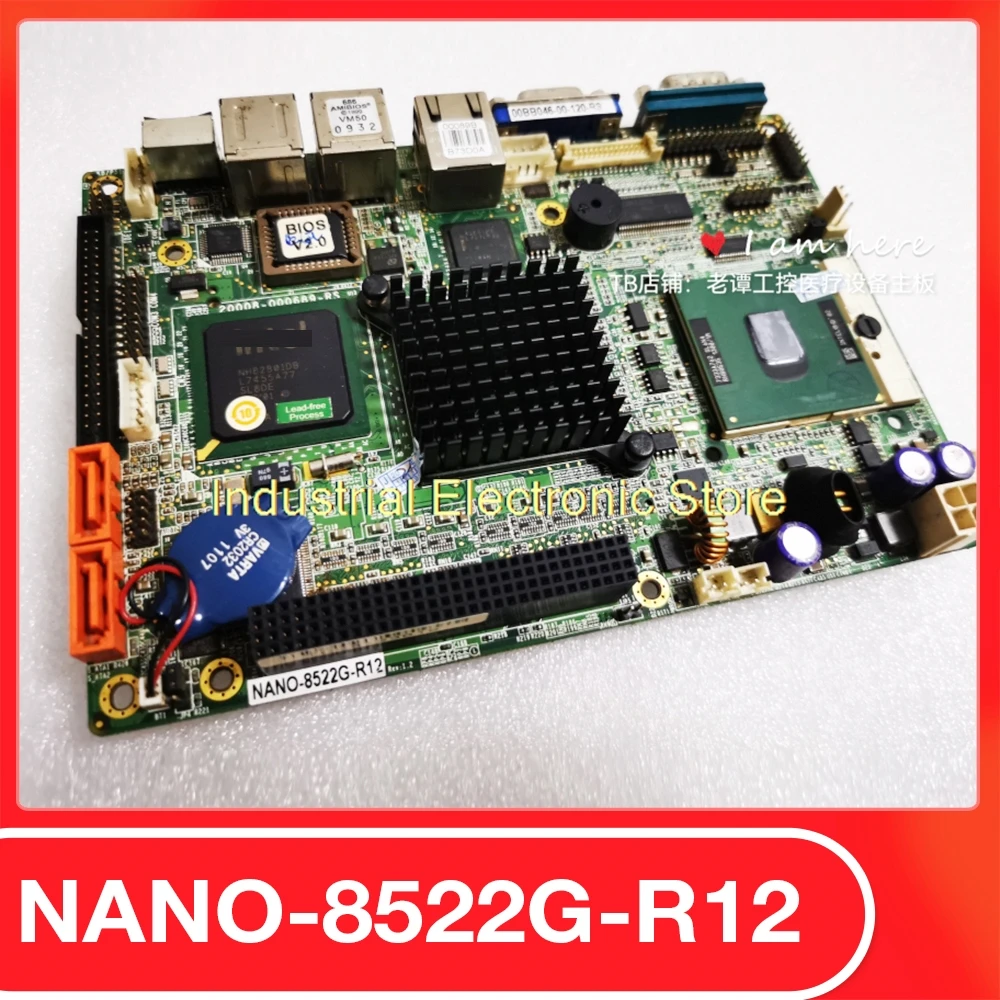 For IEI Industrial Control Motherboard 20008-000689-RS NANO-8522G-R12