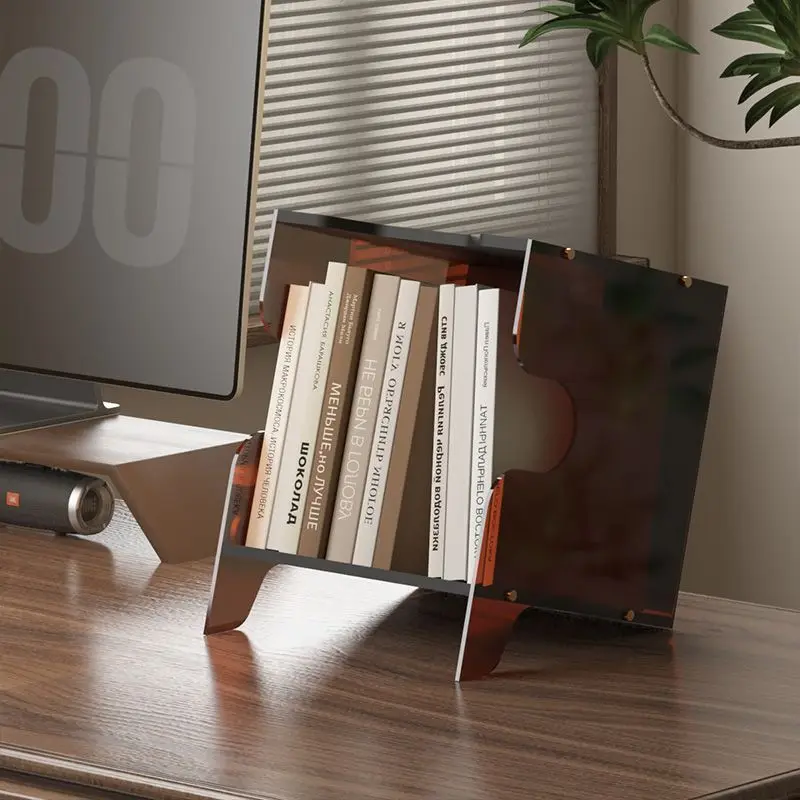 Record storage rack, desktop vinyl display rack, large-capacity disc vertical rack