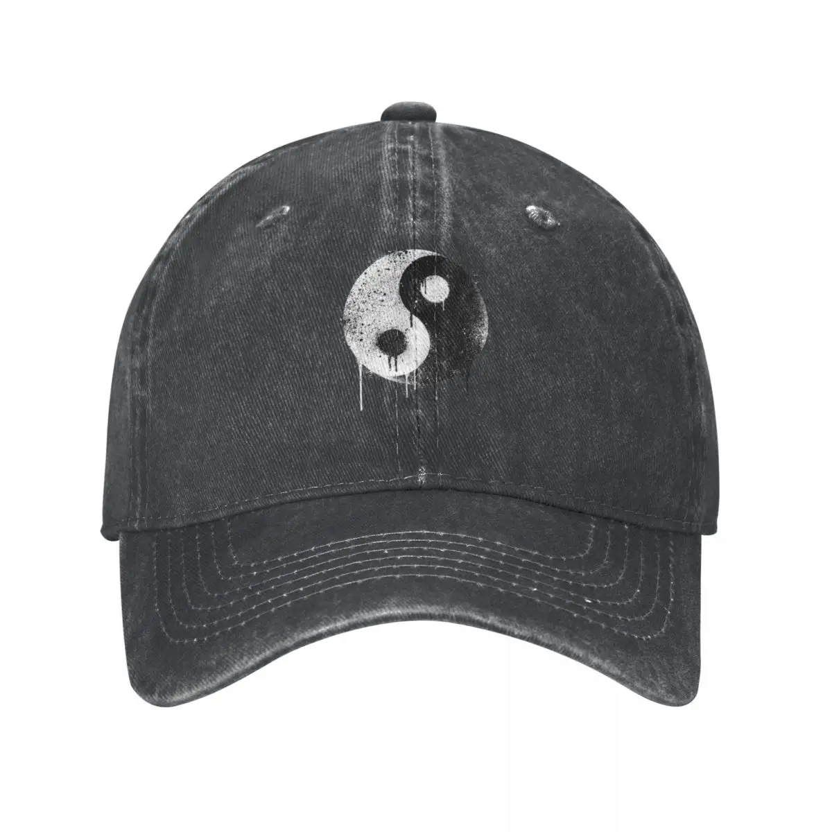 Yin Yang Spray Painted Cap Cowboy Hat sun hat for children Woman hat Men's