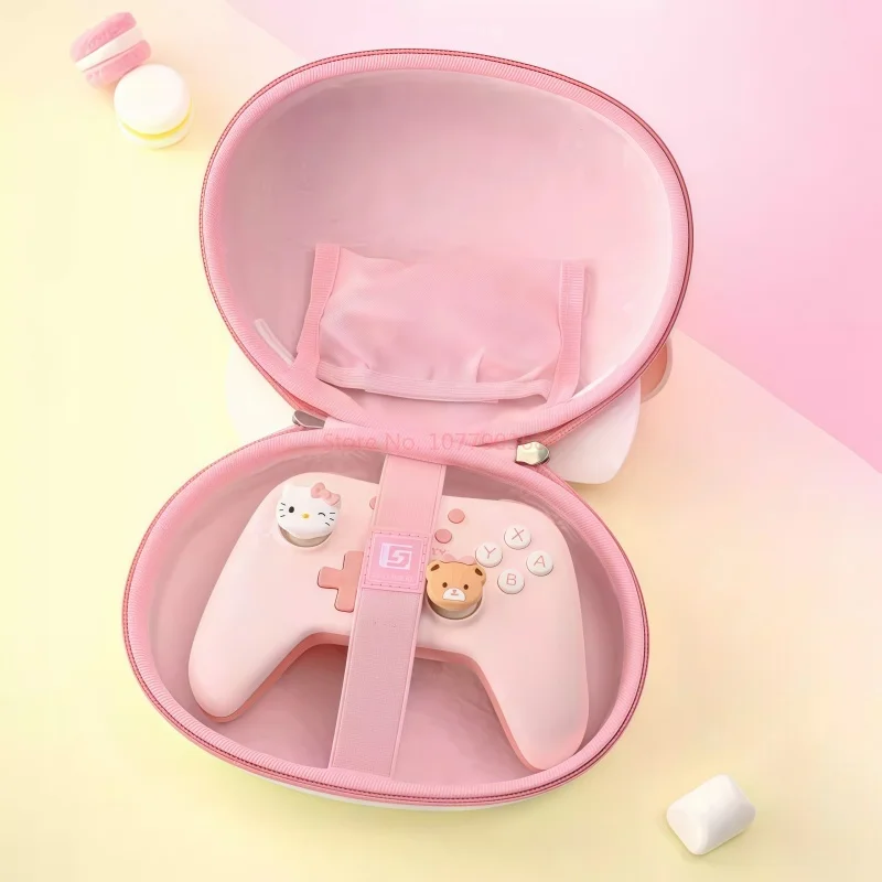سانريو الكرتون تصميم مخصص مرحبا كيتي أذرع التحكم في ألعاب الفيديو حقيبة التخزين Ps5/Nspro/Xbox حقيبة تحكم حقيبة كتف أنيمي الطرفية