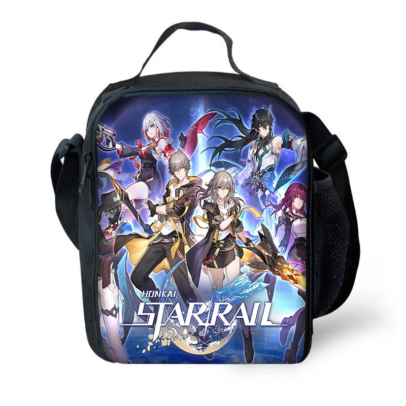 

Game Honkai Star Rail Child Insulated Large Capacity Bag for Boy Girl Student Outdoor Picnic Resuable Thermal Cooler Lunch Box