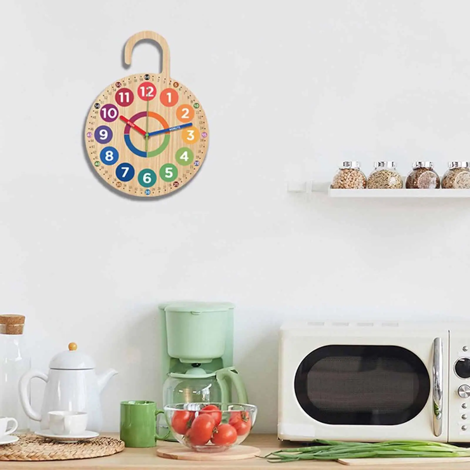 

Teaching Clock Unique Easy to Read School Classroom for Kids