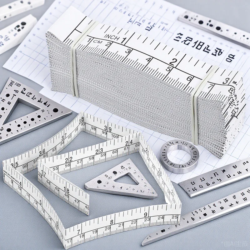 

25 pcs Paper Measuring Tape 1 Meter 40 Inch Dual Scale Metric Inches Body Wound Measurement Tool Disposable Ruler For Nurses
