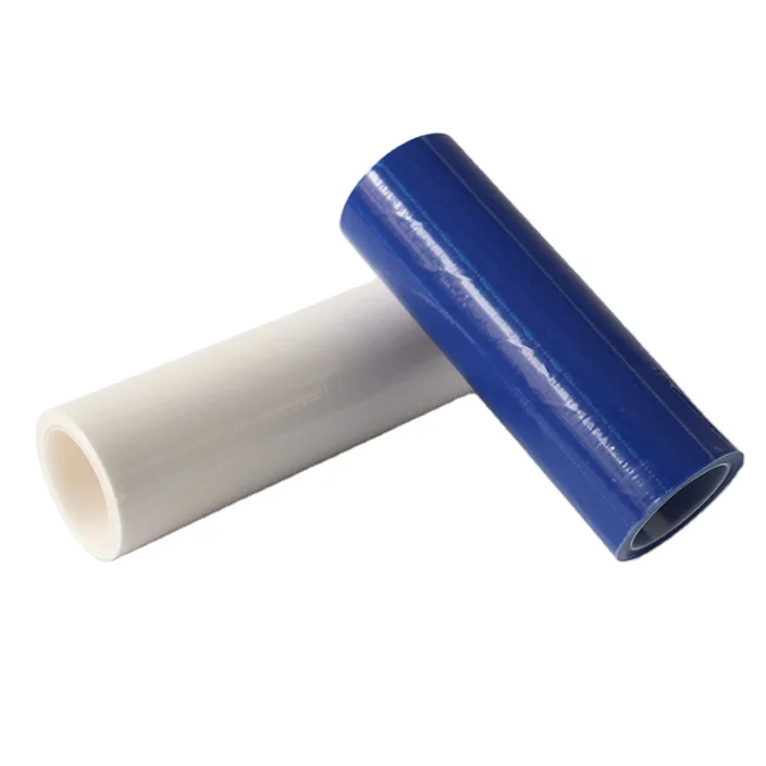 

50PCS Blue White Dust Removal High Tackiness Peelable PE Adhesive Cleanroom ESD Sticky Roller For Floor Industrial LCD PCB