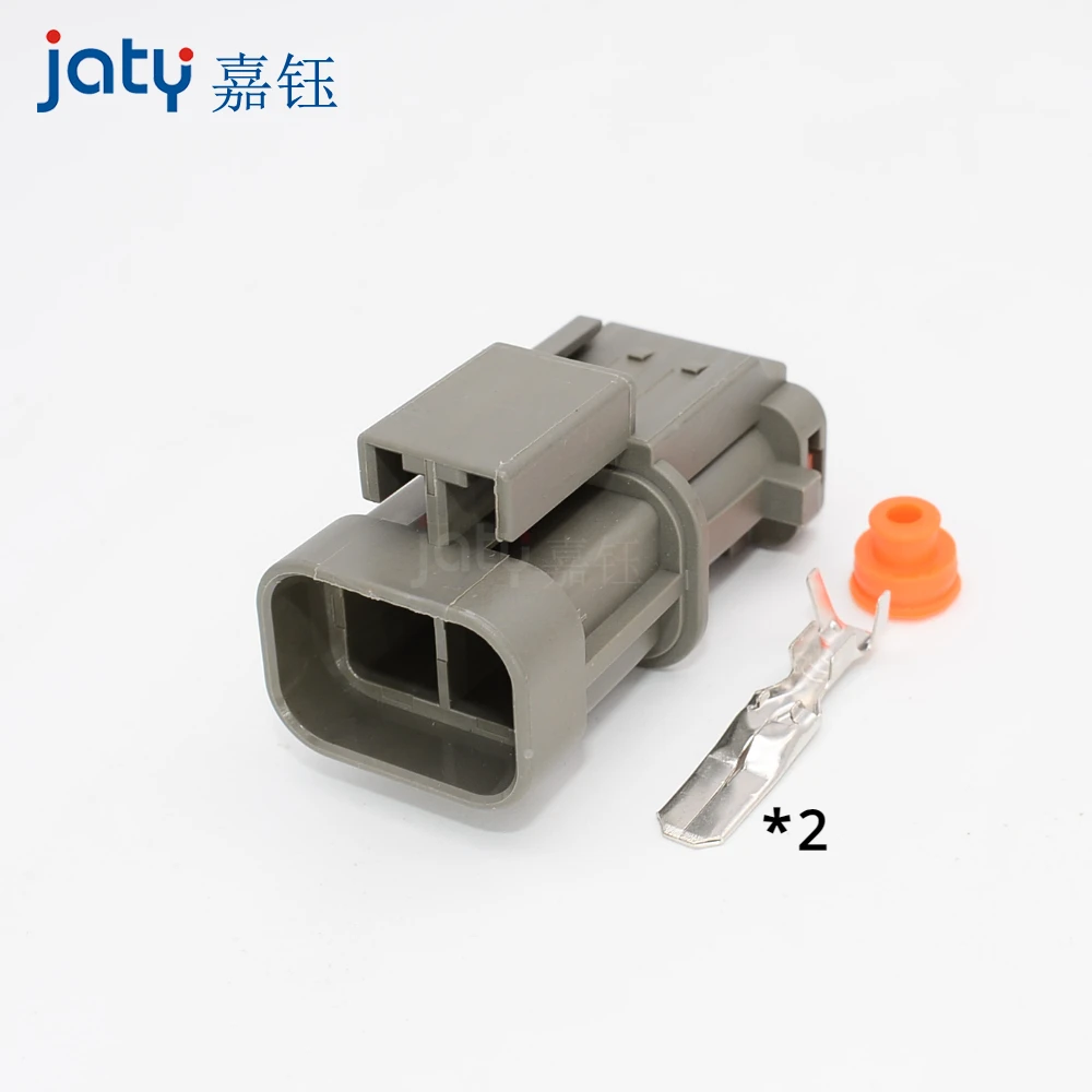 JATY 1set 2-pin DJ70255-6.3-11/21 Excavator Pressure Switch Generator Plug Connector 7223-6224-40