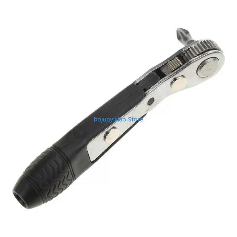 900B Mini 1/4 Inch Quick Socket Ratchet Wrench Rod Screwdriver Ratchet Handle Wrench
