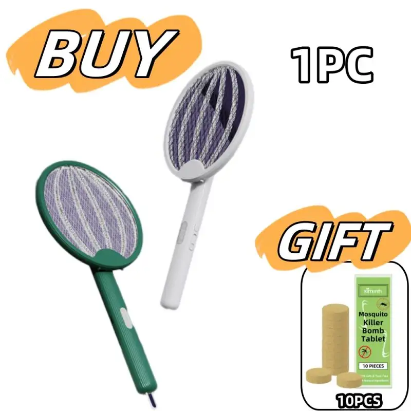 

1Set Foldable USB Rechargeable Mosquito Racket Electric Mosquito Killer With UV Light Trap Insect Exterminator And Killer Fly