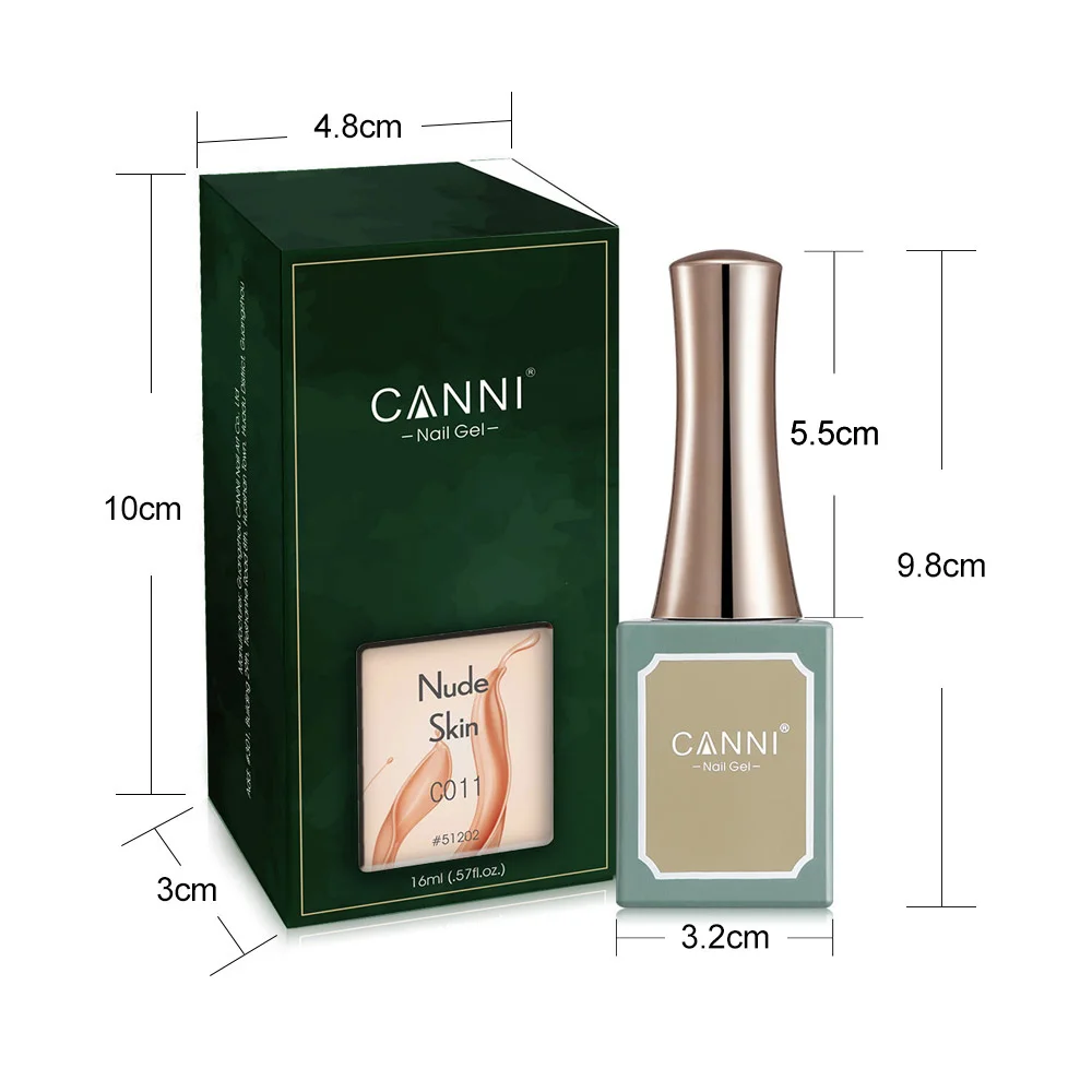 18 ml Canni Diamond Long Wear No Wipe Top Coat Peel Off Base Coat Soak Off UV LED UV Gel Nagellack – Detail 7