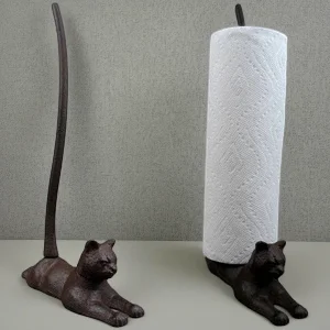 

Пластиковый держатель для бумажных полотенец с животными, подставка для салфеток для кошек и собак, декоративный диспенсер для салфеток для кухни, ванной комнаты, настольного использования