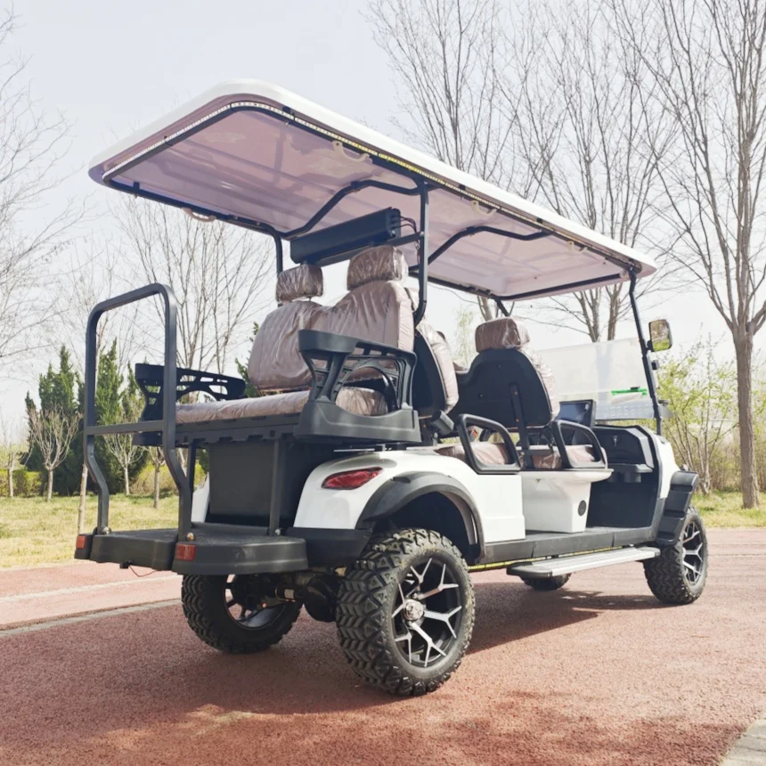 

Street Legal Electric Golf Cart 4 Seater Off Road Golf Cart Battery 72v/120ah Lithium Battery Electric Sightseeing