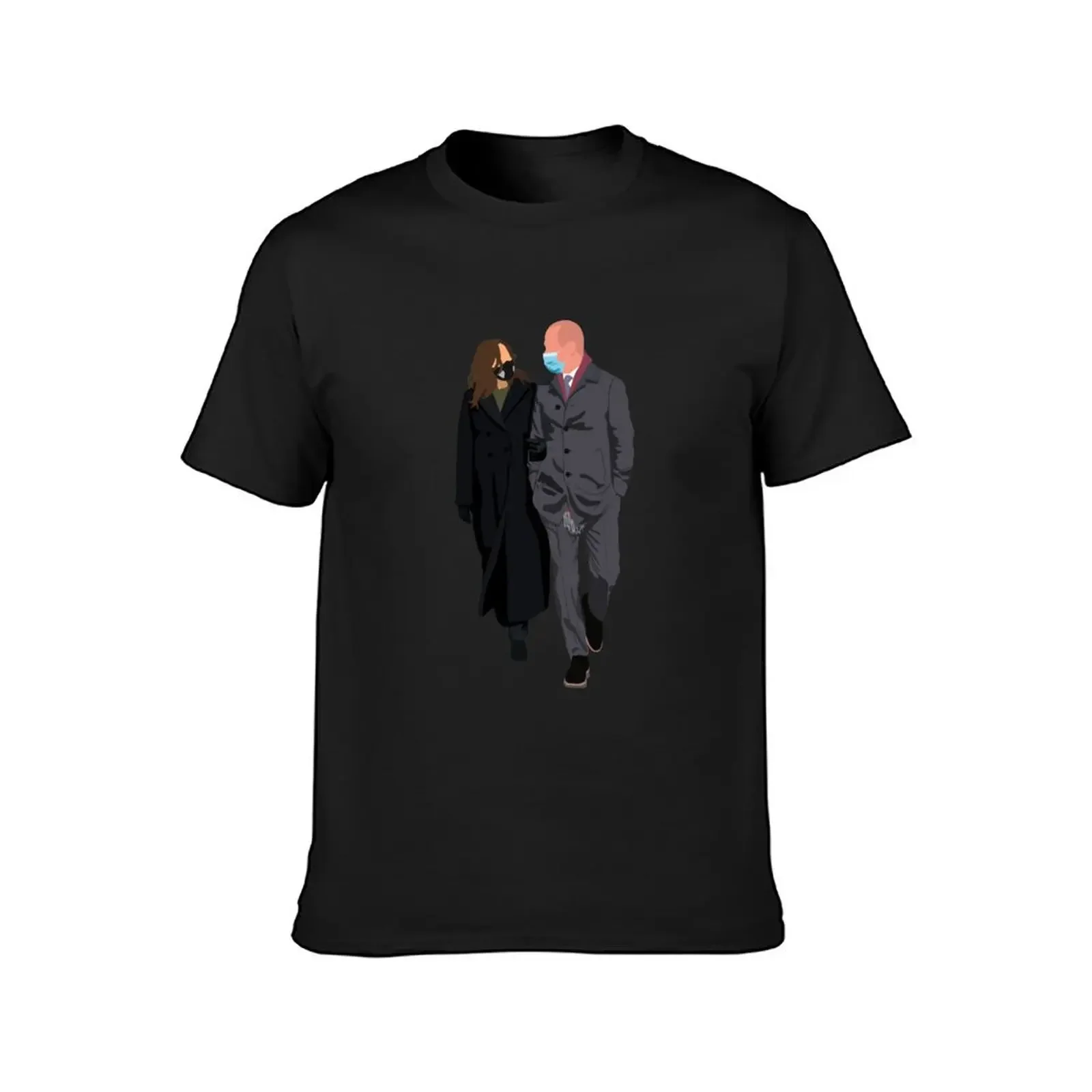 Olivia Benson and Elliot Stabler SVU reunion T-Shirt anime stuff plus sizes cheap stuff T-shirts for men cotton