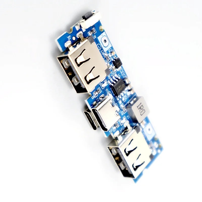 1/3PCS Type-C USB 5V 2.4A Dual USB 18650 Boost Battery Charger Board Mobile Power Bank Accessories For Phone DIY