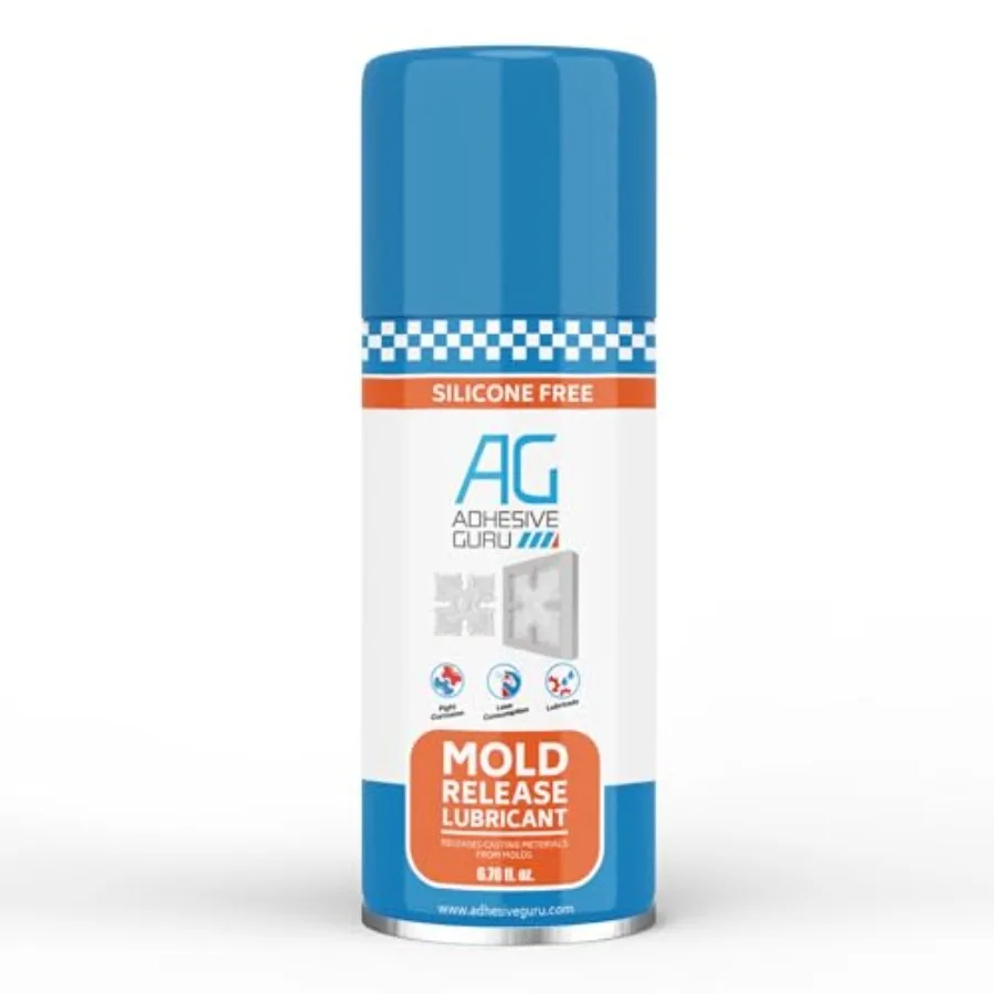 

Adhesive Guru Non Silicone Epoxy Mold Release Spray,Silicone-Free Release Agent Aerosol Spray for Epoxy Resin Molds