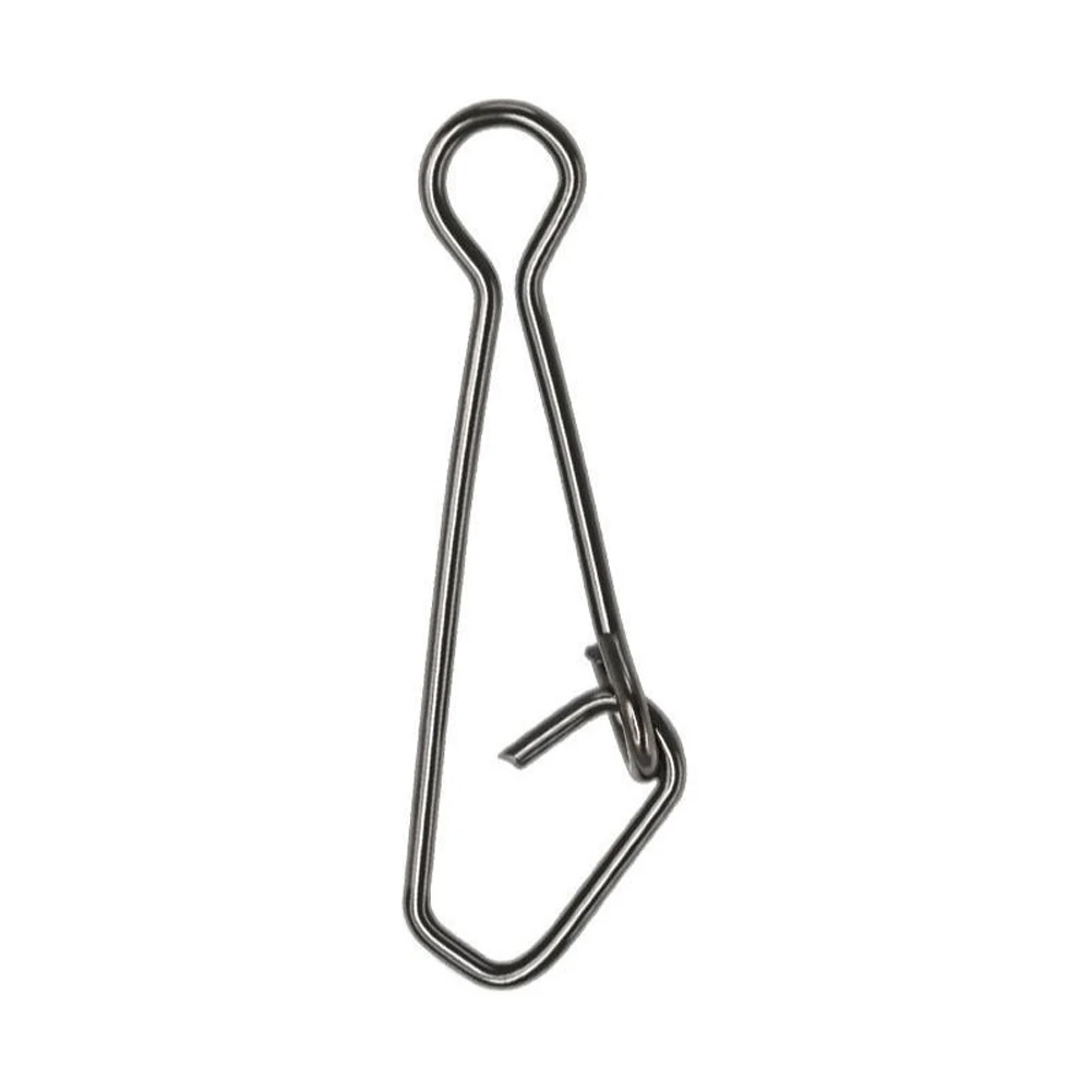 DNDYUJU 30-50pcs Stainless Steel Fishing Snap Hooked Snap Pin Fastlock Clip Rolling Swivel Accessories Barrel Swivel Lure Hook